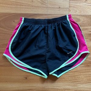 Nike shorts, good condition size small, pink and black